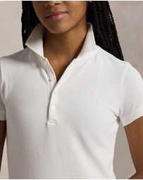 Polo Ralph Lauren - Stretch Mesh Polo Dress - ICONIC EXCLUISVE - Teens