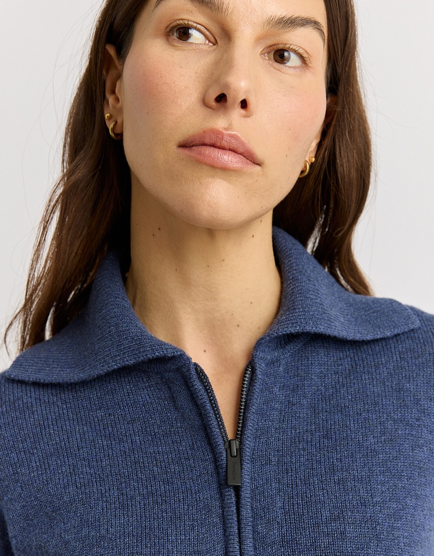 Toorallie - Relaxed Longline Zip Polo