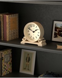 Newgate - Newgate Divisadero Mantel Clock-Vanilla Cream