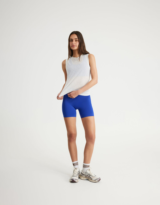 Upstate - Sheer Sport Mesh Tank - Vintage White