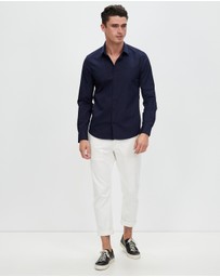 Calvin Klein - Stretch Poplin Slim Shirt
