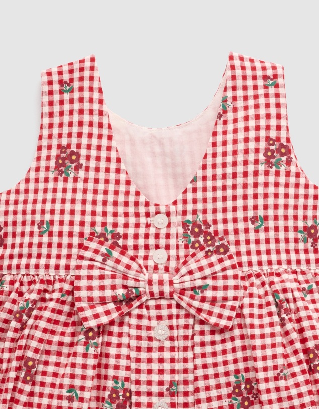 Purebaby - Gingham Dress-Kids-Babies