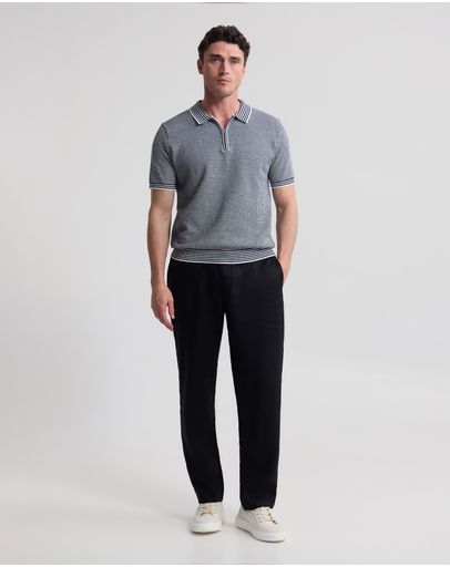 Navy/Ecru