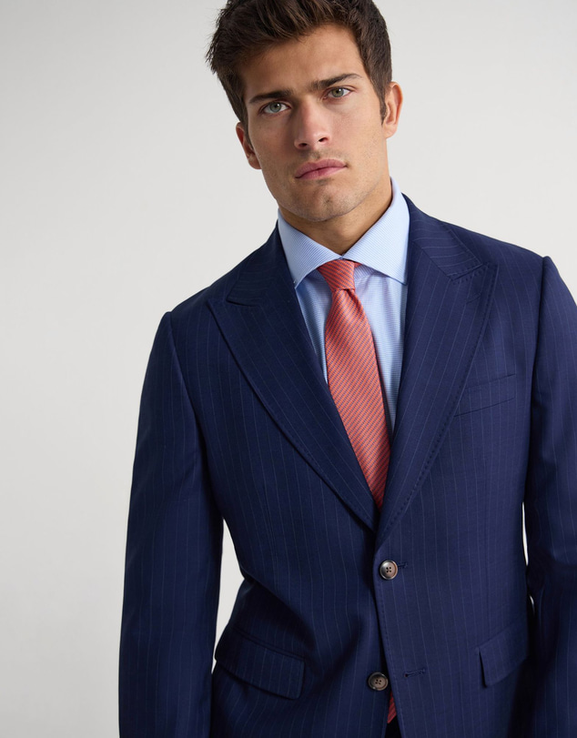 Oxford - Byron Wool Stripe Suit Jacket