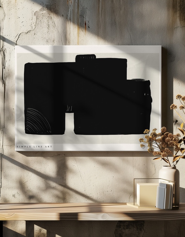 Olive et Oriel - Simple Artline No35 by Treechild Art Print