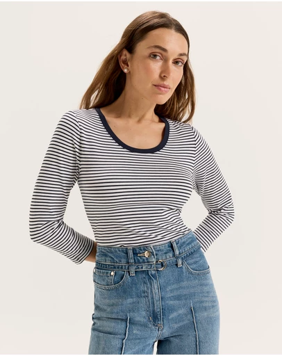 Review - Maisey Stripe Top
