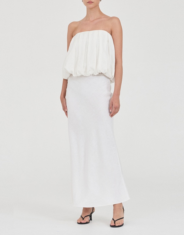FRIEND of AUDREY - The Linen Bubble Top