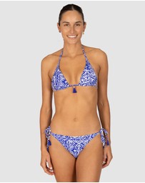 Baku Swimwear - Havana Ruched Slide Triangle Bikini Bra Top