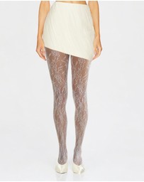 High Heel Jungle - Venise Lace Fishnet Tights