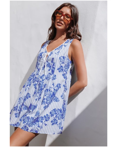 Petal & Pup - Dayton Playsuit - Blue Paisley