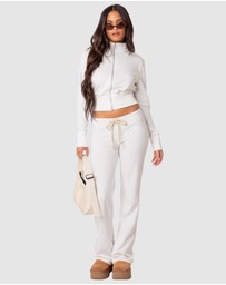 EDIKTED - Alexia Zip Up Sweatshirt