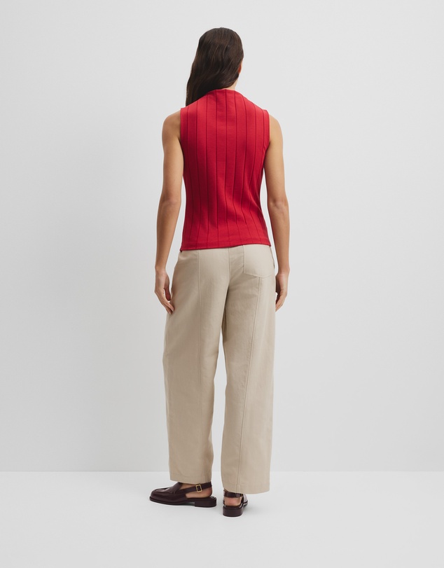 Country Road - Mock Neck Rib Tank