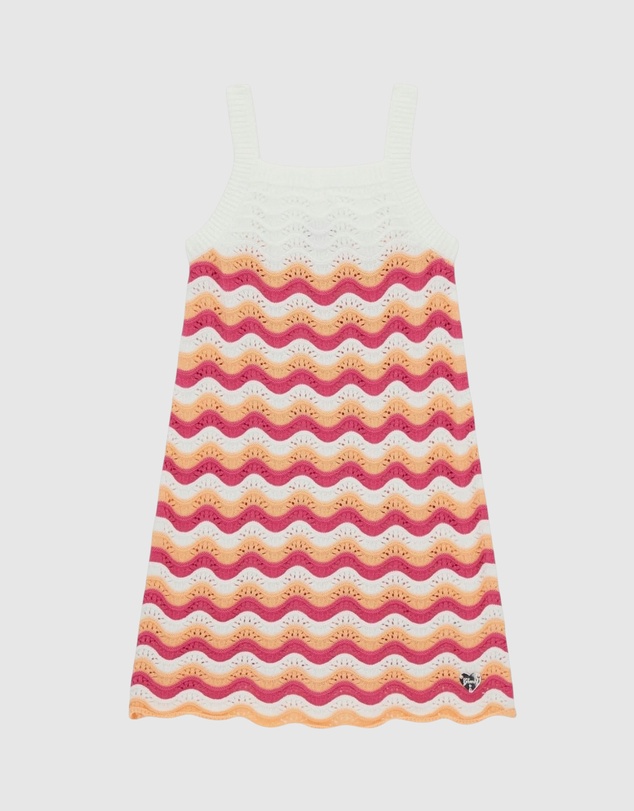 GUESS - Short Sleeve Crochet Dress