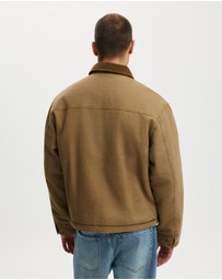 Cotton On - Cropped Canvas Harrington