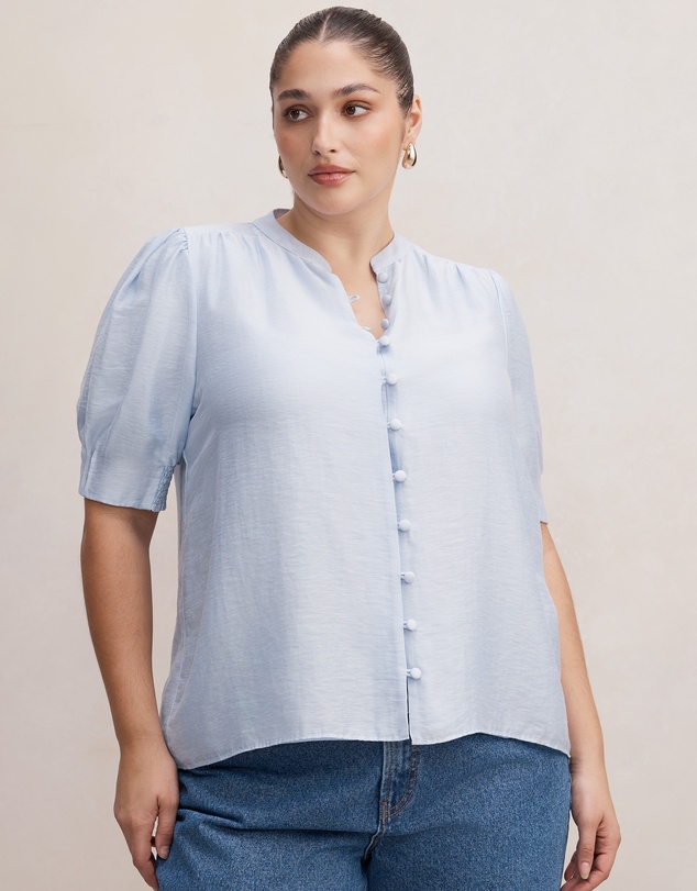 Forever New Curve - Tahlia Curve Tuck Detail Blouse
