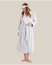 Papinelle - Plush Sherpa Robe and Sleep Mask