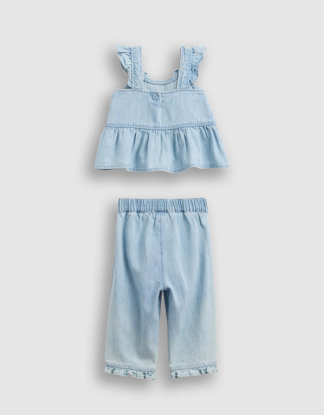 GAP - Sleeveless Bow Top Pants Set - Babies
