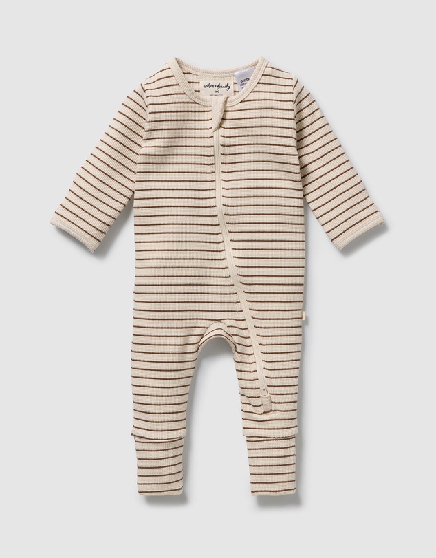 Wilson & Frenchy - Organic Waffle Zipsuit - Babies