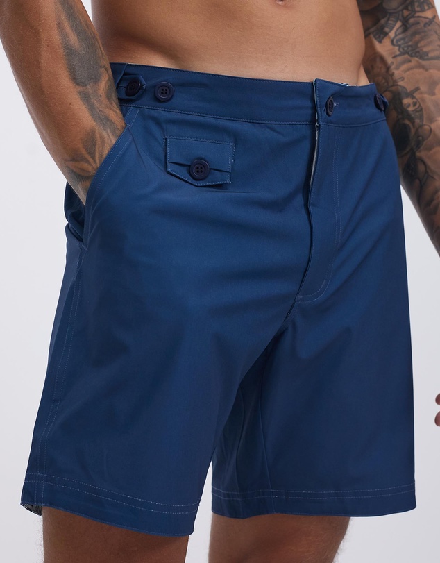 The Rocks Push - The Rocks Push Tama Navy Swim Shorts