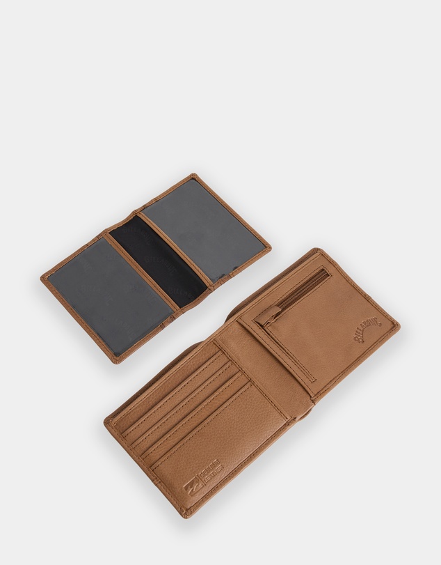 Billabong - Mens Dimension 2 In 1 Leather Wallet