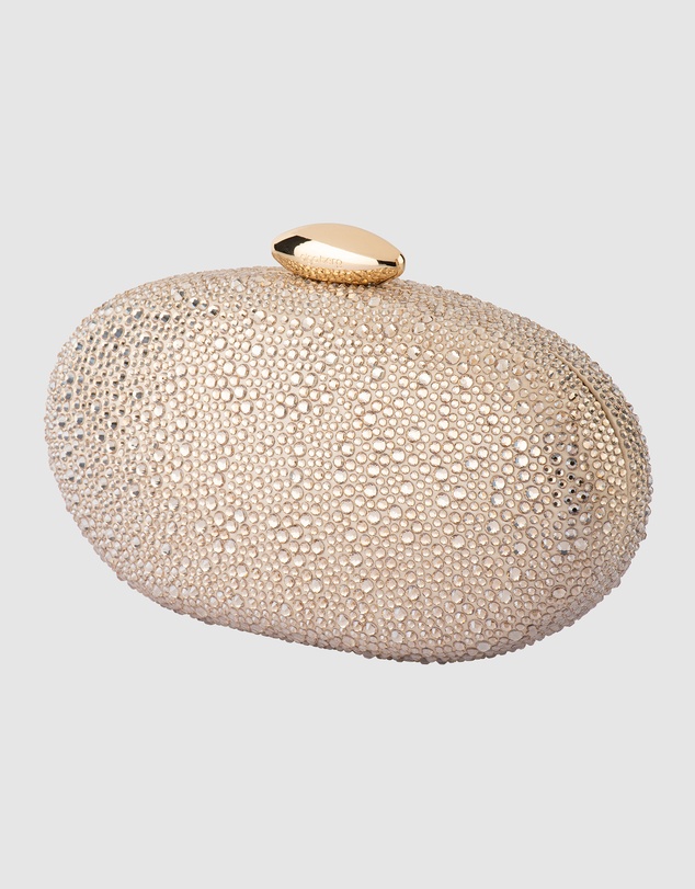 Olga Berg - Meyer Crystal Oval Clutch