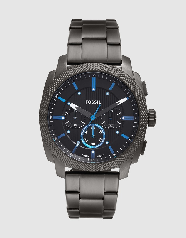 Fossil - Machine Gun-Metal Chronograph Watch