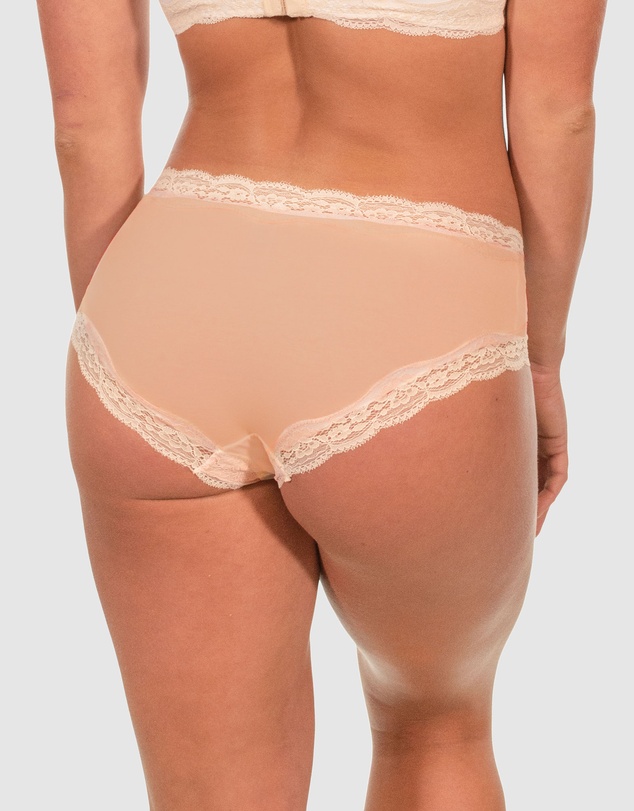 B Free Intimate Apparel - Cotton Low Rise Hipster Brief - 3 Pack