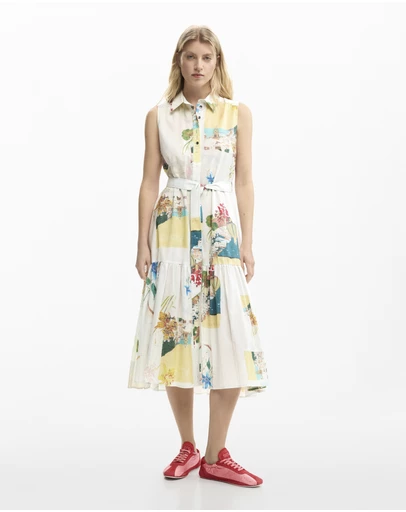Desigual - Shirt dress postcards