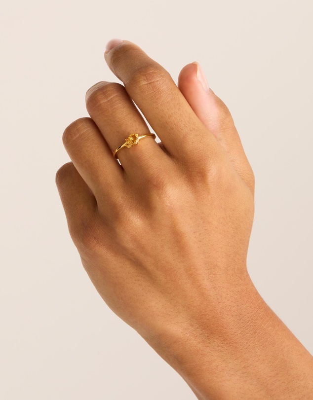 By Charlotte - Gold Kindred November Ring