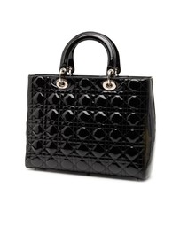 Pre-Loved by Azura Reborn - Pre-Loved Large Patent Cannage Lady Dior
