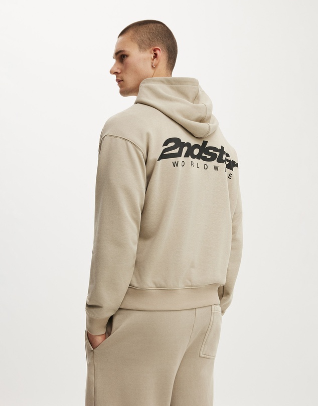 Cotton On - Box Fit Graphic Hoodie