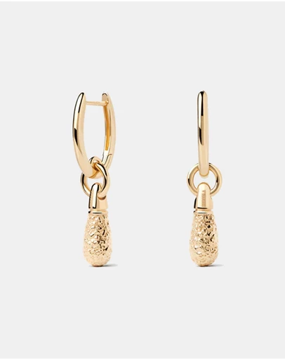 PDPAOLA - Popcorn Jupiter Single Hoops Earrings
