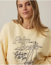 Ceres Life - Charlie Cropped Slouchy Crew