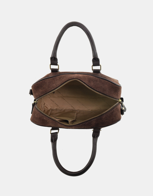 Pierre Cardin - Pierre Cardin Genuine Suede Leather Tote Crossbody Bag