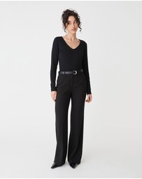 Forcast - Isla V-Neck Bamboo Top