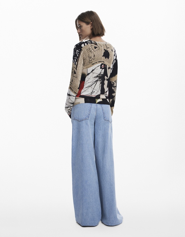 Desigual - Lacroix Collage Sweater