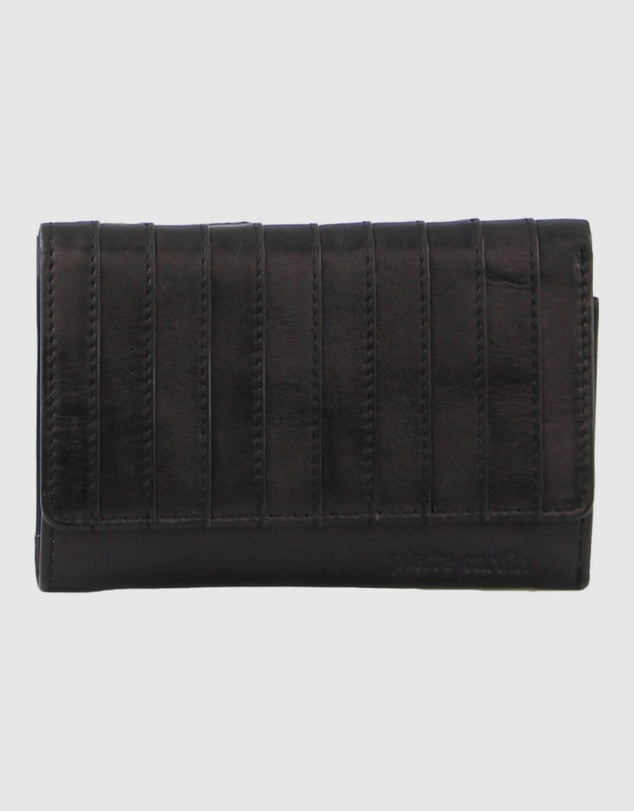 Pierre Cardin - Stitch Design Leather Tri-Fold Wallet