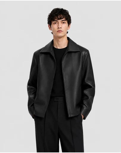 Justin Cassin - Solomon Faux Leather Jacket
