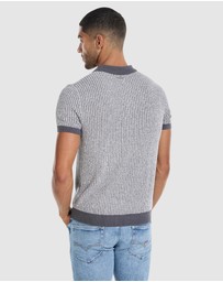 GUESS - Isaac Textured Polo Shirt