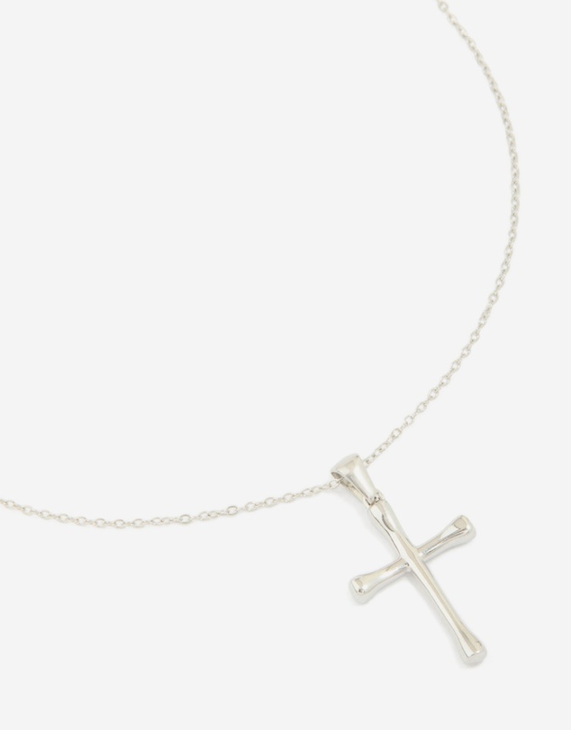 Lovisa - Waterproof Stainless Steel Large Cross Pendant Necklace