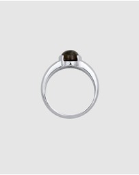 Kuzzoi - ICONIC EXCLUSIVE - Ring Elegant Oval with Labradorite Gemstone in 925 Sterling Silver