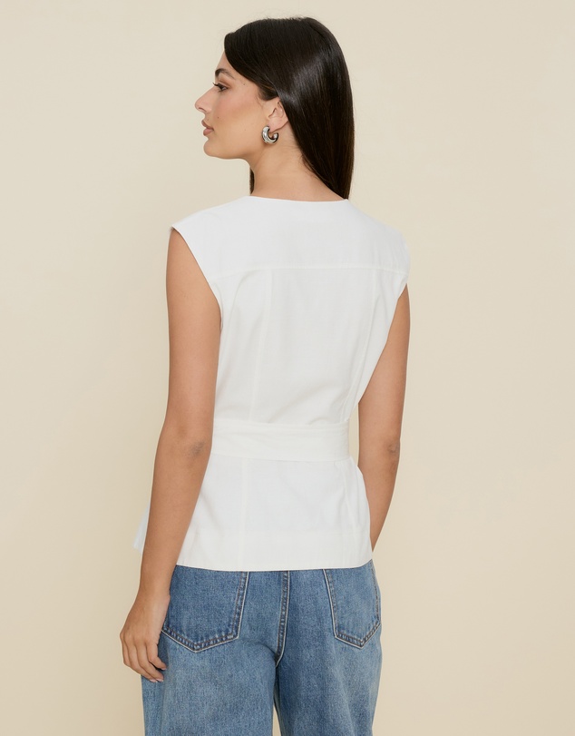 The Fated - Karla Vest with Tie