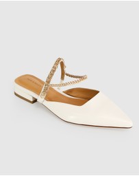 Belle & Bloom - On The Go Leather Flat