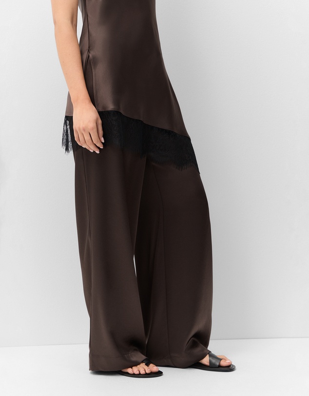 UNISON - Satin Wide Leg Pant