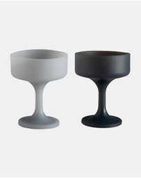 porter green - mecc | silicone unbreakable cocktail glasses