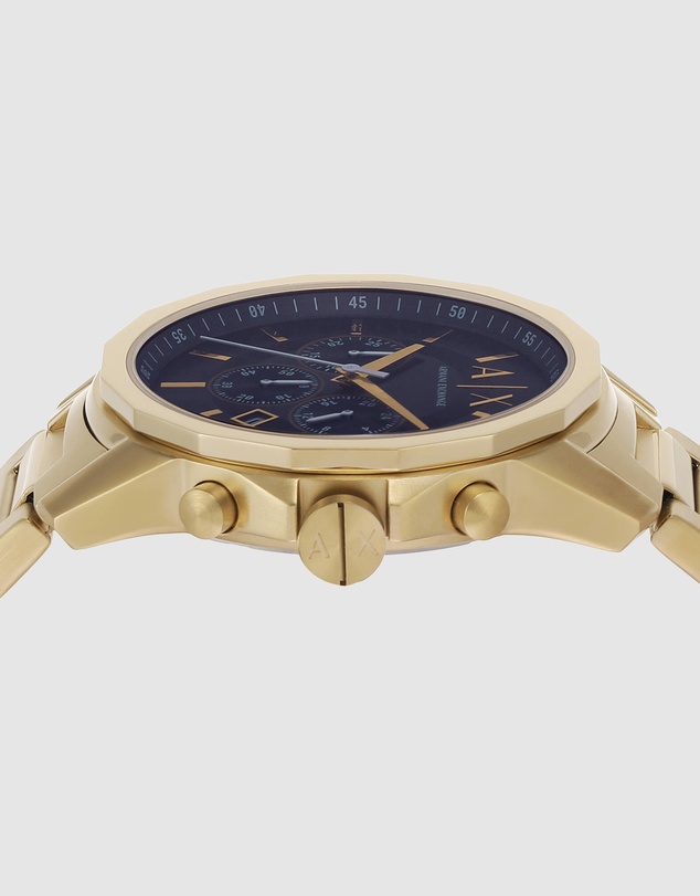 Armani Exchange - Gold Tone Chronograph Watch