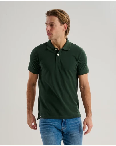 3 Wise Men - 3 Wise Men Portland Polo Shirt - Forest