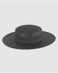 Max Alexander - Black Boater Hat