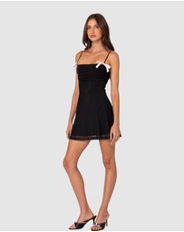 EDIKTED - Anette Mesh Mini Dress