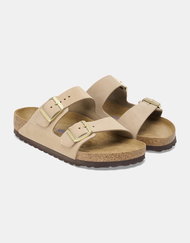 Birkenstock - Arizona SFB Nubuck Leather Narrow - Women's